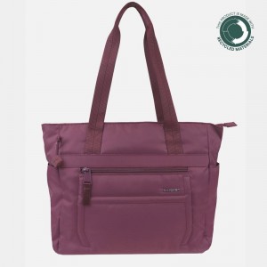 Pink Women's Hedgren Keel Tote Bags | PXQ2265JX